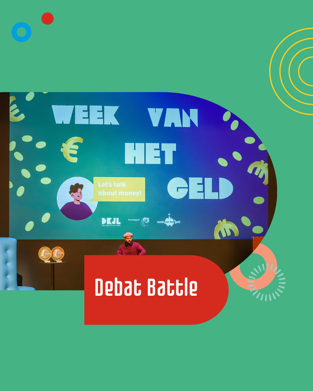 Debat Battle over geld