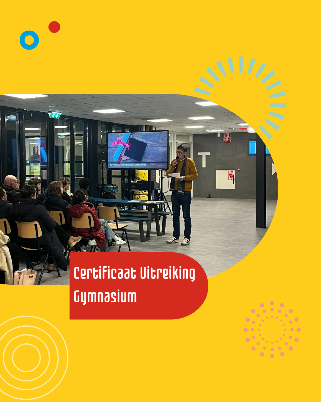 Certificaatuitreiking Gymnasium