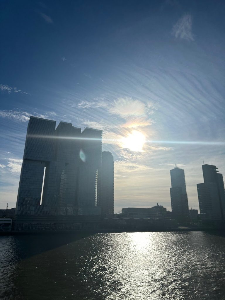 Rotterdam zonsopkomst