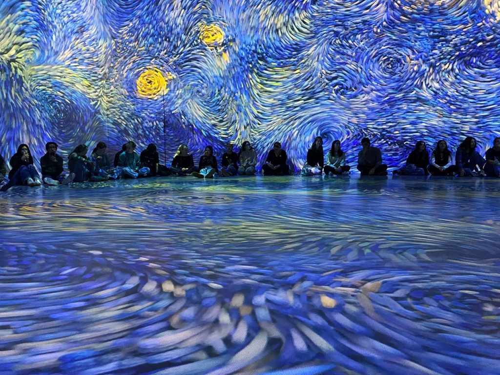 Kunst, van gogh, excursie tekenen