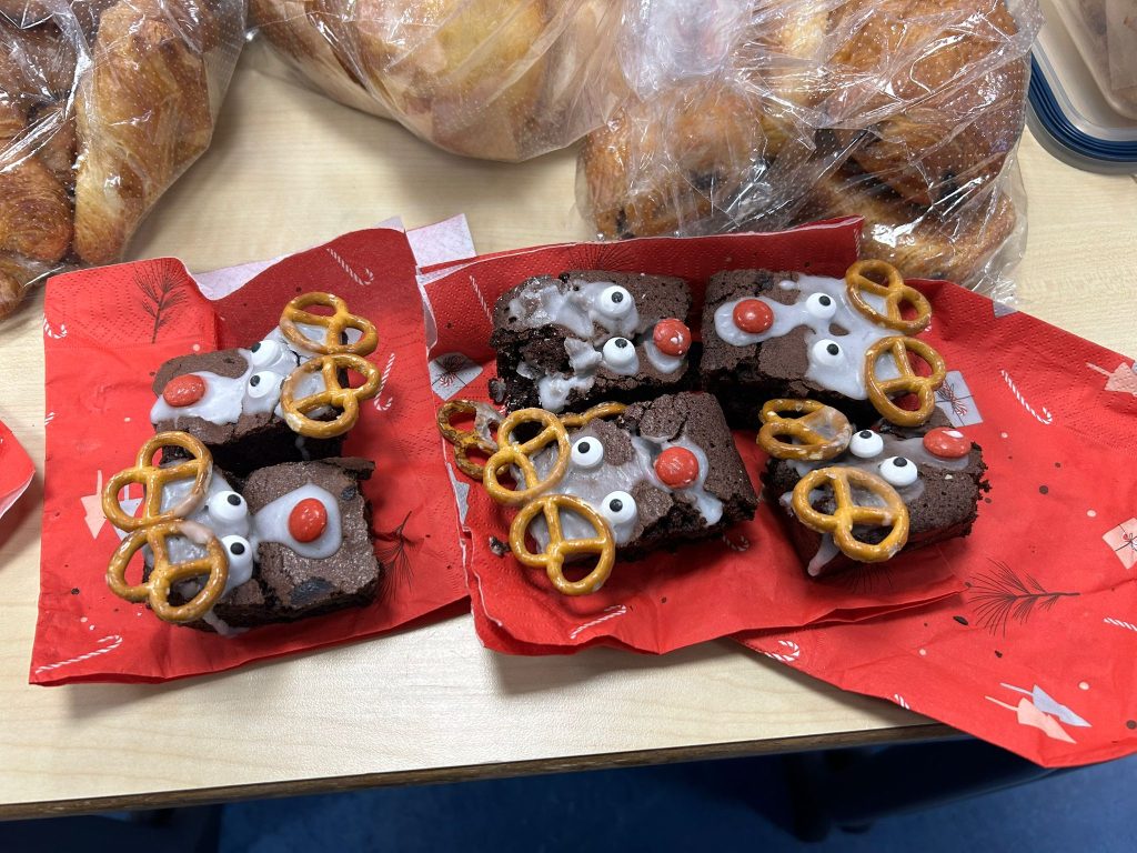 Zelfgebakken brownies 