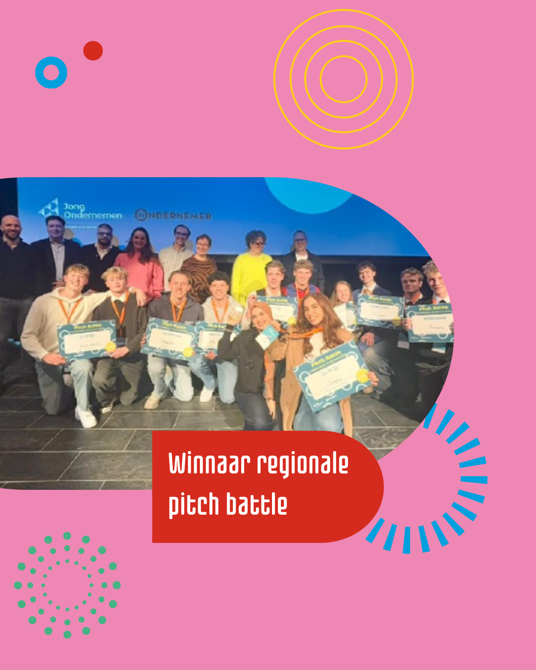 Cals-teams vallen in de prijzen bij regionale Pitch Battle